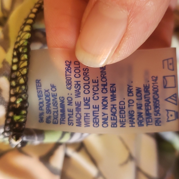 Nygard Vibrant Multi-colored V-Neck Pullover Blouse - Picture 7 of 7